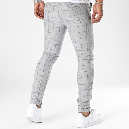 Classic Series - Pantalones de cuadros grises