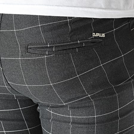 Classic Series - Pantaloni a quadri grigio antracite