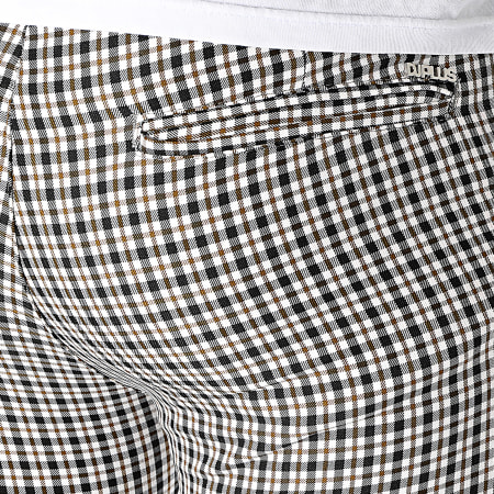 Classic Series - Pantalon A Carreaux Beige Gris
