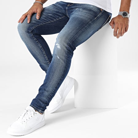 Le Temps Des Cerises - Jeans skinny in denim blu