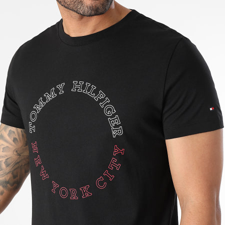 Tommy Hilfiger - Tee Shirt Monotype 2602 Noir