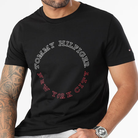 Tommy Hilfiger - Monotype 2602 Camiseta negra
