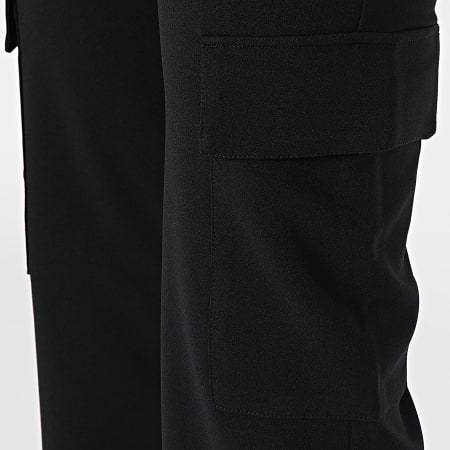 Vero Moda - Pantalon Cargo Femme Zamira Noir