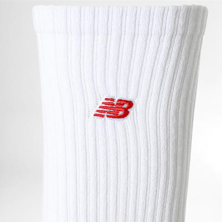 New Balance - Lot De 3 Paires De Chaussettes LAS33763 Blanc