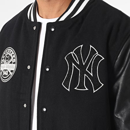 New Era - Giacca Teddy MLB Lifestyle Varsity New York Yankees 60416325 Nero