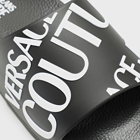 Versace Jeans Couture - Claquettes 75YA3SQ1 Noir