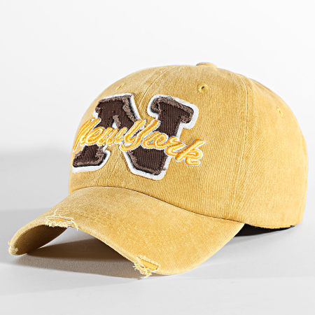 Classic Series - Gorra marrón amarilla