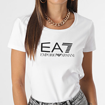 EA7 Emporio Armani - Maglietta da donna 8NTT66-TJFKZ Bianco
