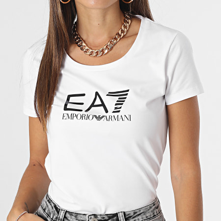 EA7 Emporio Armani - Maglietta da donna 8NTT66-TJFKZ Bianco