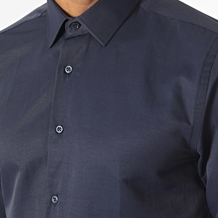 Mackten - Camisa azul marino de manga larga