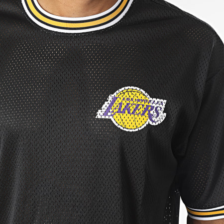 New Era - Maglietta NBA Mesh Los Angeles Lakers 60416370 Nero