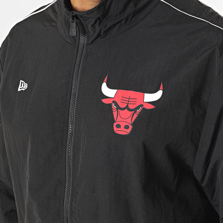 New era Chaqueta Chándal NBA Chicago Bulls Negro