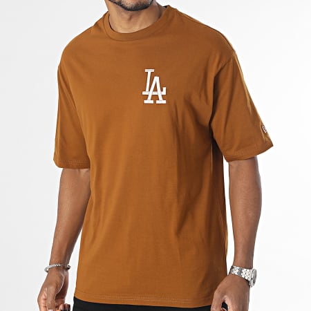 New Era - Tee Shirt League Essentials Los Angeles Dodgers 60416370 Marron