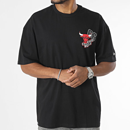 New Era - Tee Shirt NBA Arch Wrdmrk Chicago Bulls 60416463 Noir