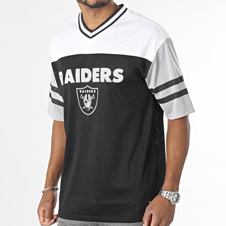 New Era - Camiseta NFL Mesh Las Vegas Raiders 60416470 Negro Blanco
