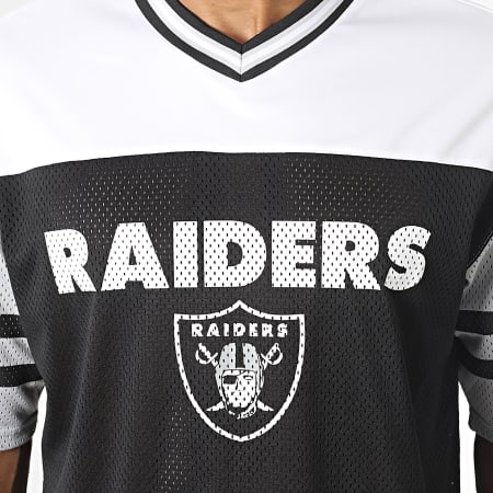 New Era - Tee Shirt NFL Mesh Las Vegas Raiders 60416470 Noir Blanc