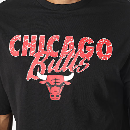 New Era - Maglietta Team Script Chicago Bulls 60416338 Nero
