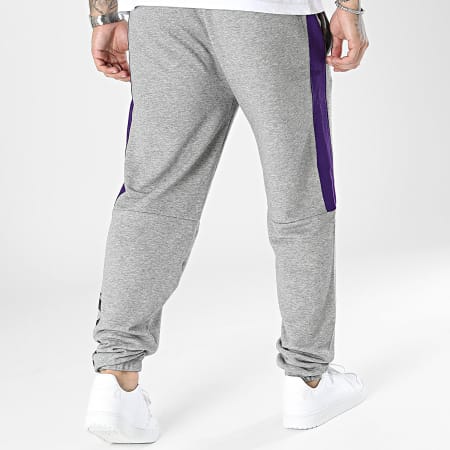 New Era - Pantaloni da jogging Los Angeles Lakers League Essentials 60416357 Grigio Heather Viola