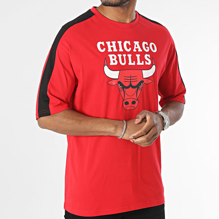 New Era - Tee Shirt A Bandes NBA Colour Block Chicago Bulls 60416361 Rouge