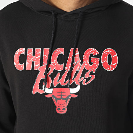 New Era - Sweat Capuche Team Script Chicago Bulls 60416450 Noir