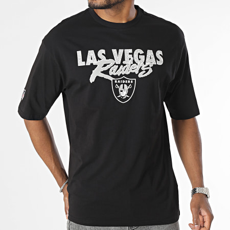 New Era - Camiseta NFL Script Las Vegas Raiders 60416466 Negro