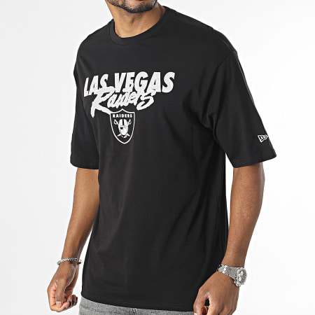 New Era - Camiseta NFL Script Las Vegas Raiders 60416466 Negro