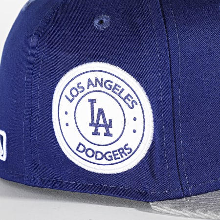 New Era - Casquette Snapback 9Fifty Contrast Side Patch Los Angeles Dodgers Bleu Roi Gris