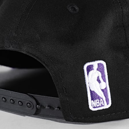 New Era - Snapback Cap 9Fifty Contrast Side Patch Los Angeles Lakers Black Purple
