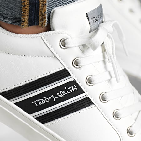 Teddy Smith - Sneakers a righe 71870 Blanco
