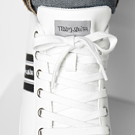 Teddy Smith - Sneakers a righe 71870 Blanco