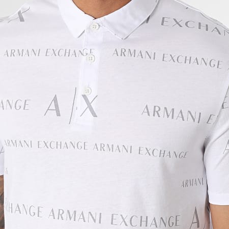 Armani Exchange - Polo Manga Corta 6RZFFD-ZJH4Z Blanco