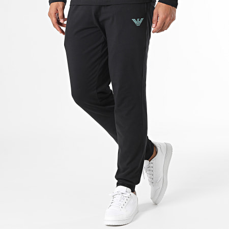 Emporio Armani - Set maglietta a maniche lunghe e pantaloni da jogging 112033 nero