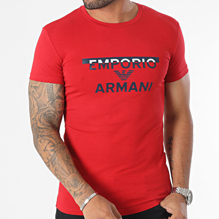 Emporio Armani - Tee Shirt 111035-3F516 Rouge