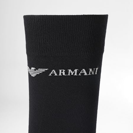 Emporio Armani - Lot De 3 Paires De Chaussettes 302402 Noir