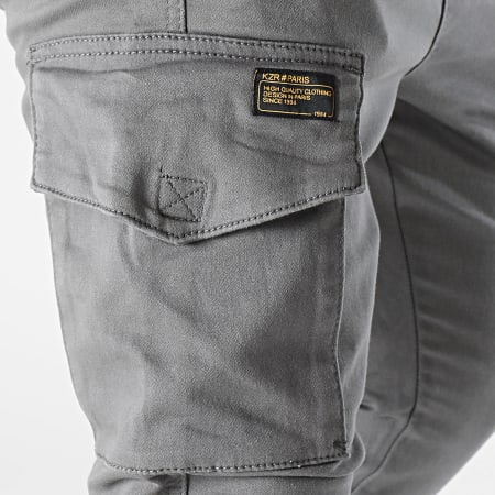 KZR - Pantaloni cargo grigi
