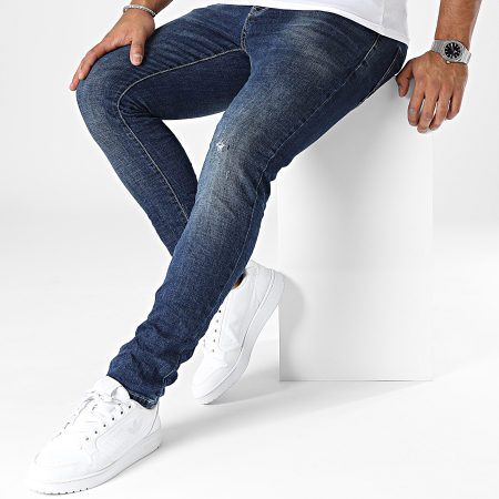 KZR - Jeans regolari in denim blu
