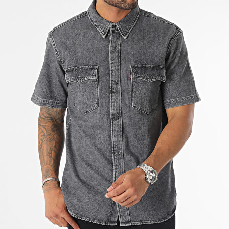 Levi's - A5722 Camicia di jeans a manica corta, grigio