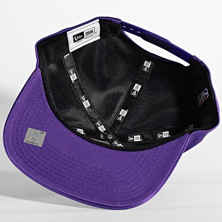 New Era - Cappello retro Los Angeles Lakers Snapback Patch Viola