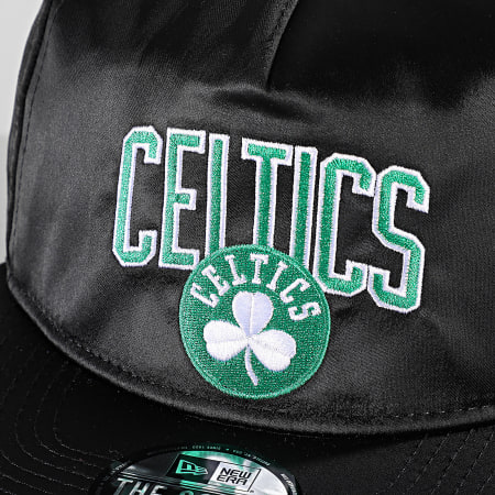 New Era - Casquette Snapback Patch Retro Boston Celtics Noir