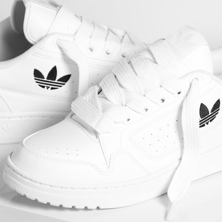 Adidas Originals - Baskets NY 90 Footwear White Core Black x Superlaced Gros Lacet Blanc