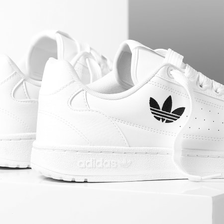 Adidas Originals - Sneakers NY 90 Footwear White Core Black x Superlaced Gros Lacet Blanc