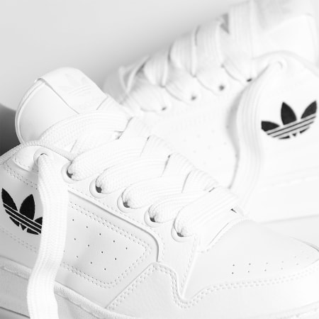 Adidas Originals - Baskets NY 90 Footwear White Core Black x Superlaced Gros Lacet Blanc