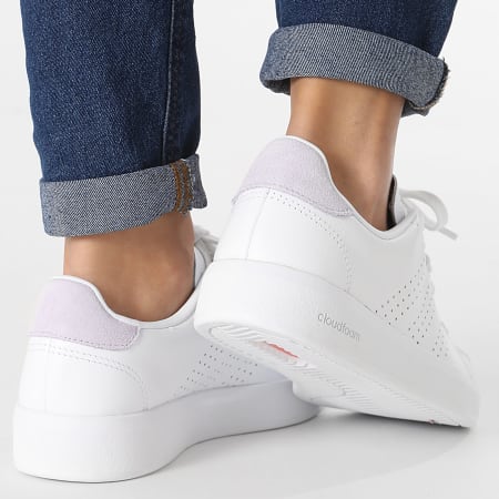 Adidas Sportswear - Sneakers donna Advantage Premium IF0125 Footwear White Silver Dawn