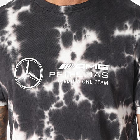 AMG Mercedes - Tee Shirt MAPF1 Tie Dye 701222334 Noir Blanc