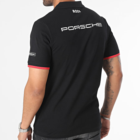 BOSS - Polo a maniche corte Porsche 701224877 Nero