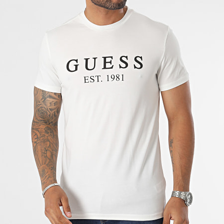 Guess - Camiseta U3YI00 Blanca
