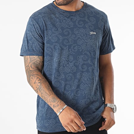 Guess - M3BI12 Camiseta azul marino