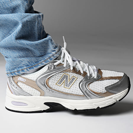 New Balance - 530 MR530ZG Sneakers Bianco Argento Oro