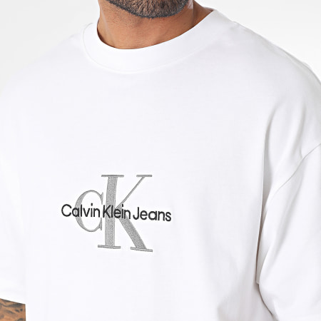 Calvin Klein - Tee Shirt Oversize Large 4018 Blanc