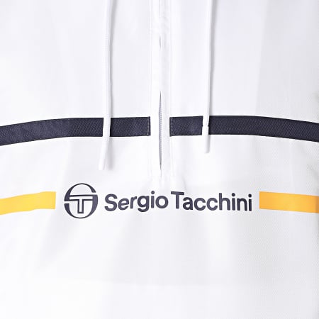 Sergio Tacchini - Frannie 40132 Giacca con cappuccio e collo a zip, bianco